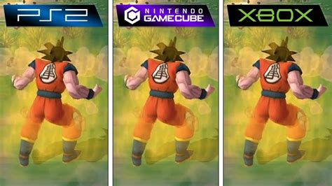 Dragon Ball Z Sagas 2005 Ps2 Vs Gamecube Vs Xbox Graphics Comparison