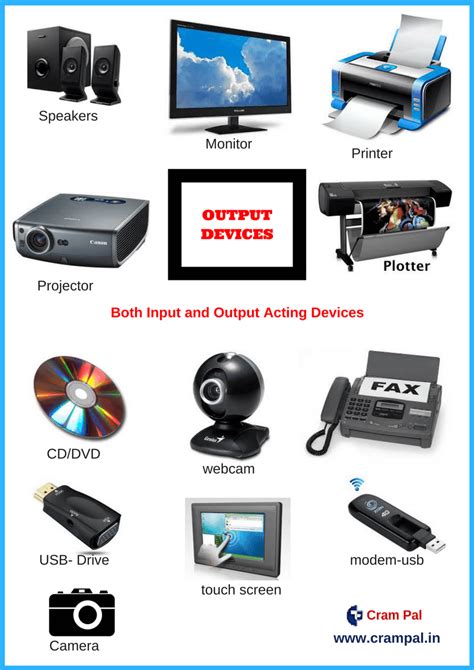 Computer Hardware - List of Output Devices (Chapter -4)