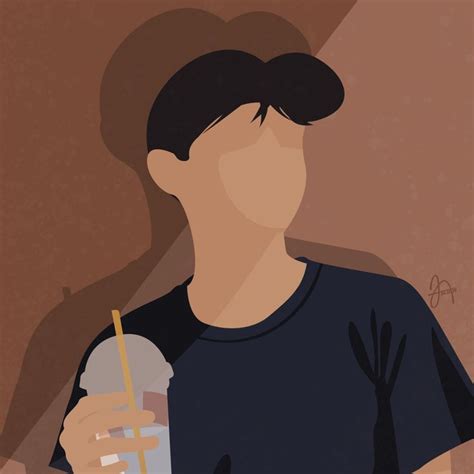 Aesthetic Minimalist Vector Portrait Art Minimallyart Vector