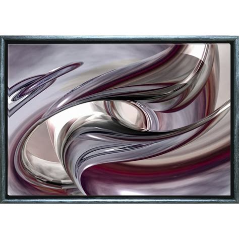 Startonight Silver Luxury Framed Canvas Wall Art Destiny Dual View