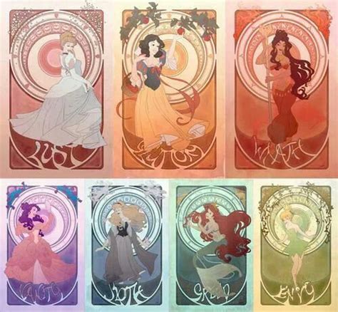 7 Deadly Sins Disney Art Disney Fan Art Disney Princess Art