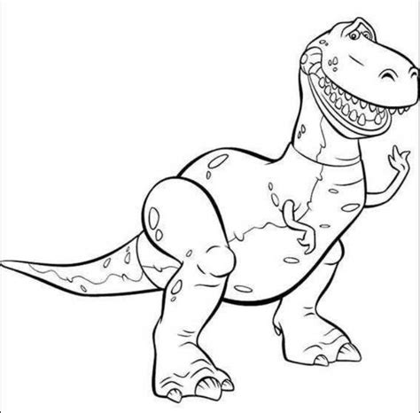 Cartoon teaches friends, work as a team, love their toys and do not. Toy Story Rex Coloring Pages at GetColorings.com | Free ...