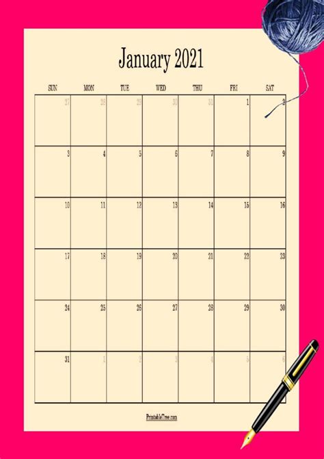 Monthly Calendar 2022 Free Download Editable And Printable Printable