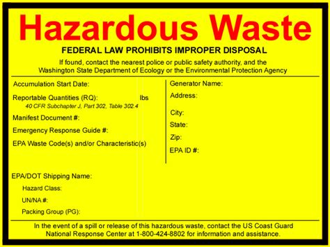 Printable Hazmat Shipping Labels