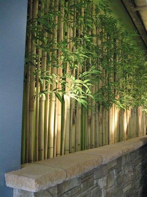 Artificial Bamboo Wall Natural Bamboo Poles And Artificial Flickr