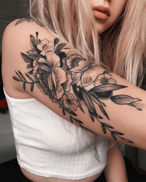 Las Mejores 107 Tatuajes En El Brazo Para Mujeres De Rosas Cfdi Bbvamx