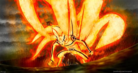 Nine Tailed Fox Naruto Chakra Mode