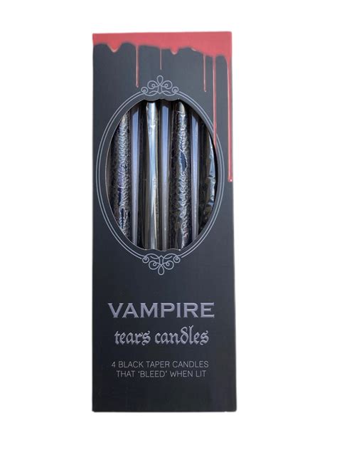 Vampire Tears Taper Candles Broomsticks And Cauldrons Witchcraft