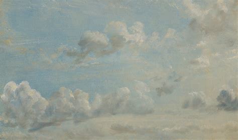 John Constable Ra 1776 1837 Clouds Study Tuttart Masterpieces