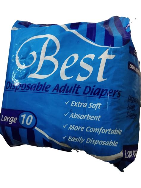 Best Disposable Soft Adult Diaper Size Large Rs 190 Packet Sagar