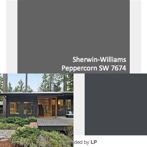 sherwin williams peppercorn paint final house color wagner paint