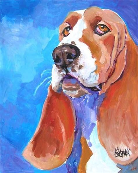Basset Hound Painting At Explore Collection Of