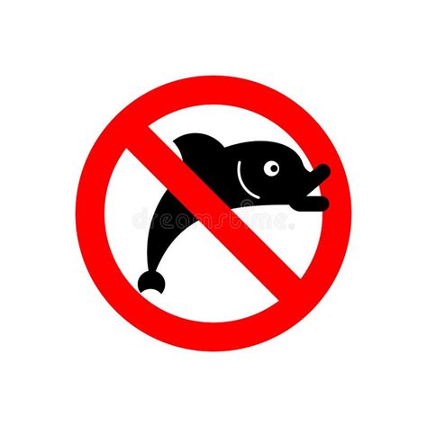 Stop Fish It Is Forbidden To Fish Red Prohibitory Road Sign Stock