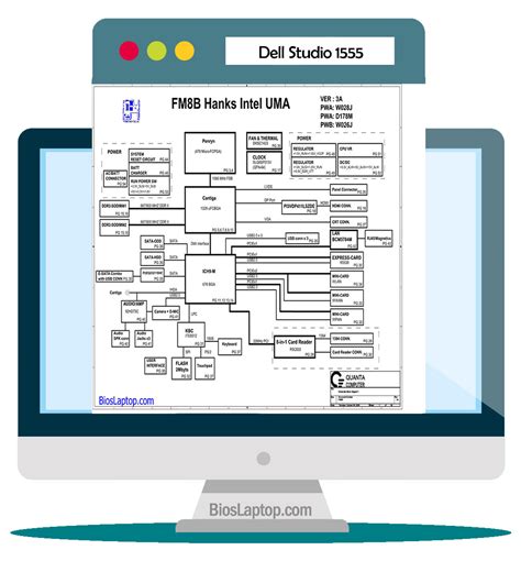 Dell Studio 1555 Laptop Schematic Diagram Bios Laptop
