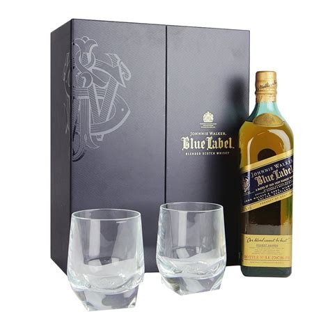 Johnnie Walker Blue Label 2 Glasses T Pack Whisky From The Whisky World Uk