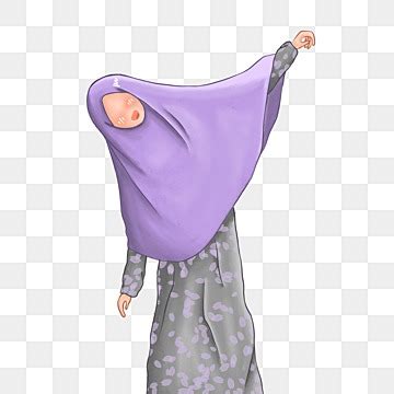 Muslimah Faceless Hijab Islam Muslim Kartun Muslimah Islamic Hijab