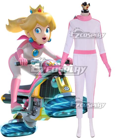 Mario Kart Princess Peach Bikesuit Cosplay Costume Ph