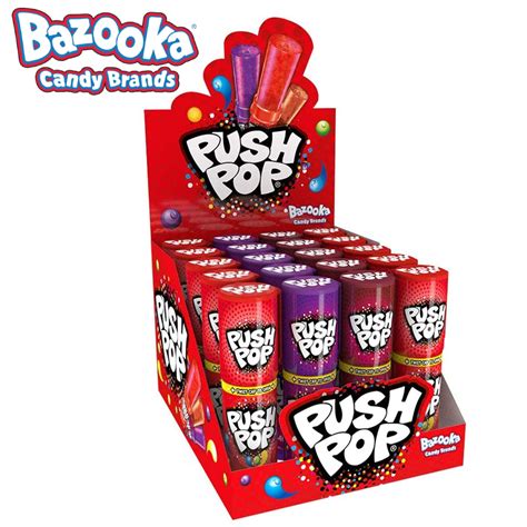 Bazooka Push Pop Candy 15g X 20 American Candy N Drinks Ltd