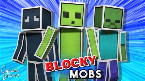 Blocky Mobs Hd Skin Pack By Cupcakebrianna Minecraft Skin Pack
