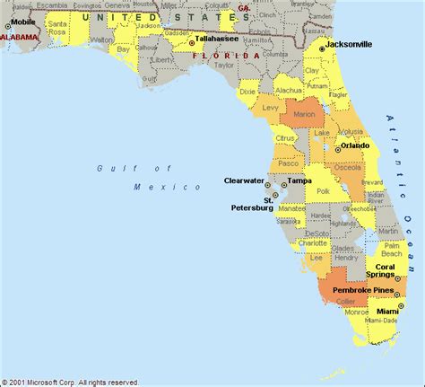 Florida Bigfoot Sightings Map Smyrna Beach Florida Map