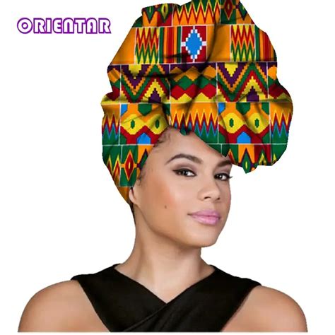 2018 Fashion African Headwraps For Women Head Scarf For Lady Hight Quality Cotton Women Head