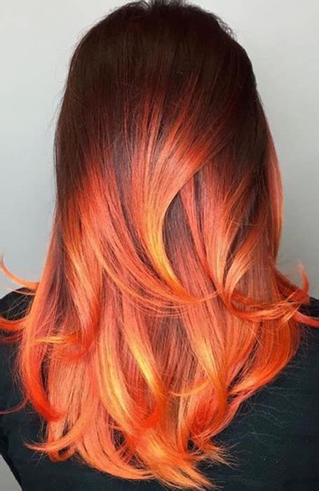Red Ombre Hair Color Ideas