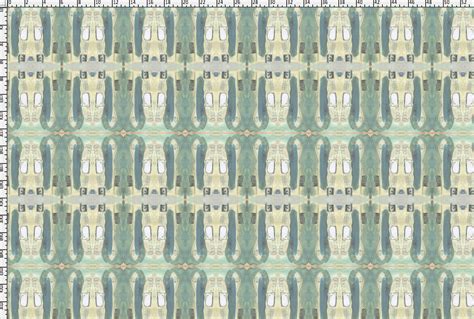 Digitally Printed Fabric Pattern Tabernacle Color Sea Philomela