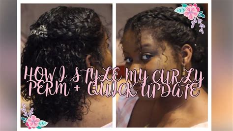 Styling Curly Perm Wave Nouveau On 4c Hair Youtube