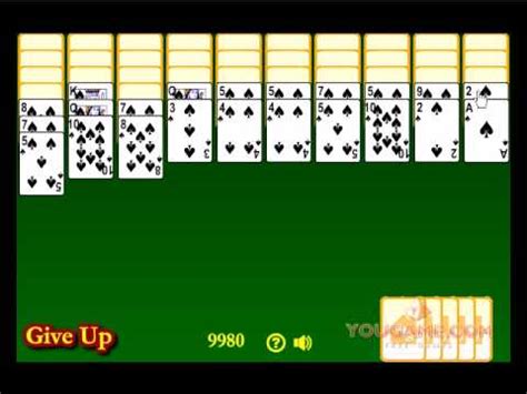 The best free games offer up new worlds to explore and challenges to overcome, all without needing to lay out any cash. Spider Solitaire - YouTube