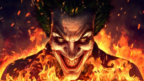 Joker Evil Smile 4k 2170g Wallpaper Pc Desktop