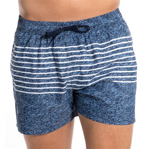 Wholesale Stamgon Mens Swim Trunks Striped Beach Swim Shorts With