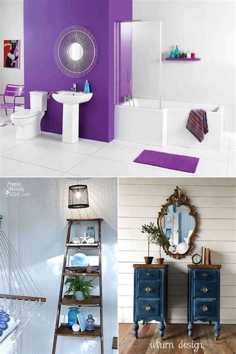 Similar to this bathroom, you can apply blue all over the elements but the walls. Bathroom Accents Accessories | Blue And Yellow Bathroom ...