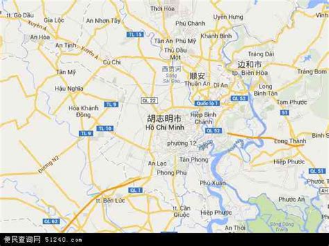 胡志明市地图 胡志明市卫星地图 胡志明市高清航拍地图 便民查询网地图