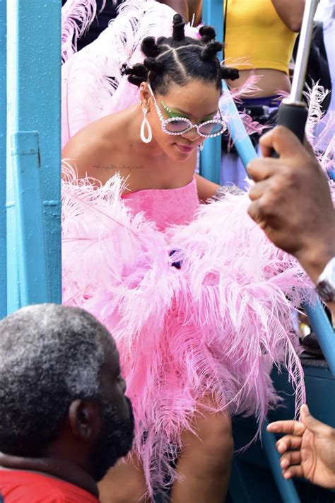 rihanna dazzles in a pink costume at annual crop over festival in barbados 050819 8