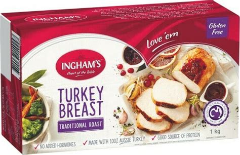 Inghams Traditional Ready To Roast Frozen Turkey Breast 1 Kg Offer At