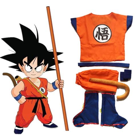 Buy Anime Kids Boys Dragon Ball Z Son Goku Cosplay
