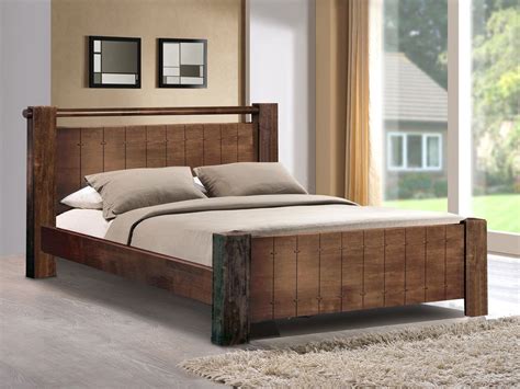 Sweet Dreams Mozart 5ft King Size Wooden Bed Frame Walnut Bed Frame Wooden King Size Bed