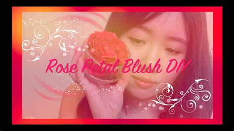 Rose Petal Blush Diy Youtube