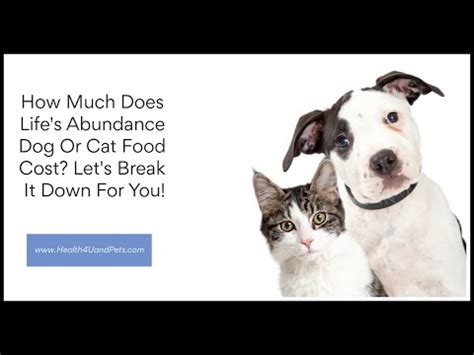 Please, fill in both cities. How Much Does Life's Abundance Dog Food Or Cat Food Cost ...
