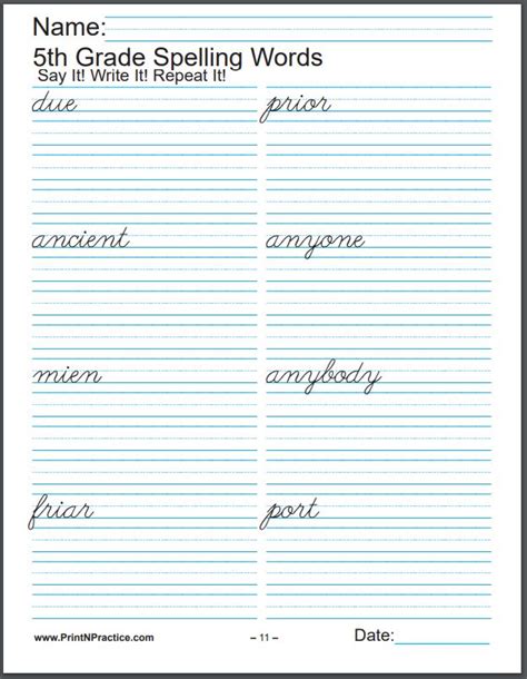 Free and printable science worksheets for 5th grade. 672 Printable Spelling Worksheets ⭐ Easy Spelling Practice ...