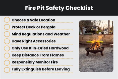 Fire Pit Safety Checklist 9 Simple Rules For A Fun Evening