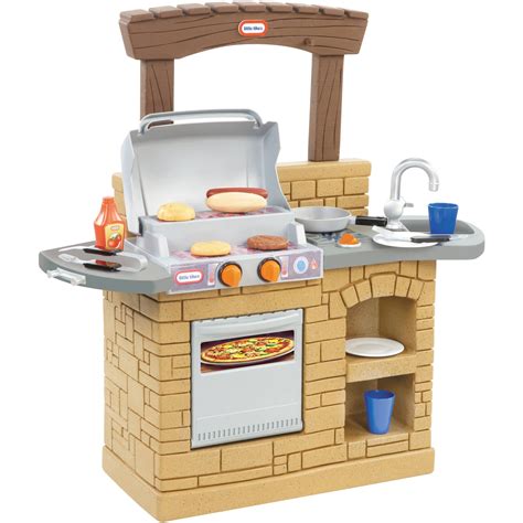 Little Tikes Cook N Play Outdoor Bbq Grill 12 Piece Plastic Outdoor
