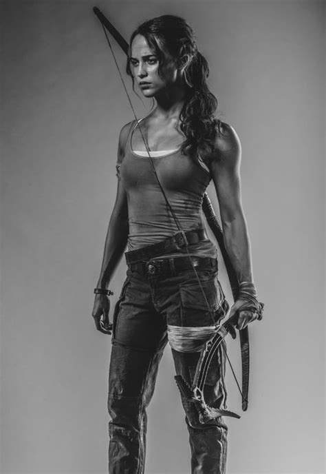 Alicia Vikander As Lara Croft In Tomb Raider Portrait Personagens