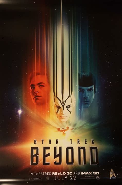 Star Trek Beyond Giclee Print Movie Poster FREE SHIPPING Star