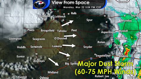 Dangerous Dust Storm Moving Toward Lubbock Odessa Midland And Big