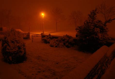 Panoramio Photo Of Winter Wonderland Snow At Night In
