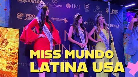 Miss Mundo Latina Usa 2023 Youtube