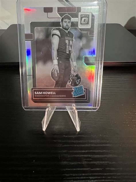 2022 Donruss Optic Rated Rookie Sam Howell Rc Negative Variation Holo 205 Ebay