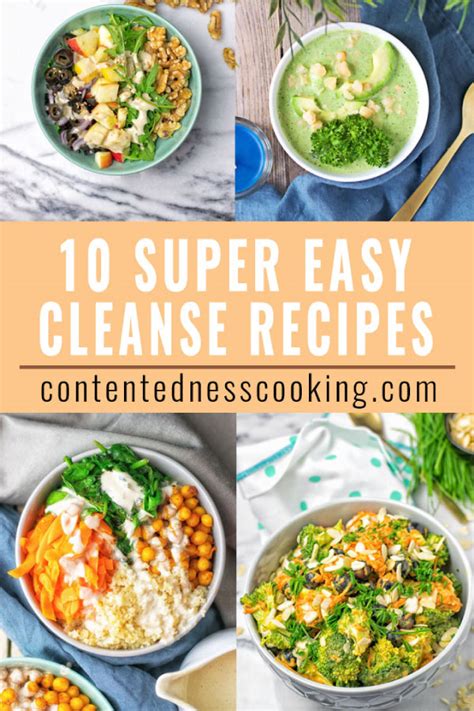 10 Easy Cleanse Recipes For New Year Detox Contentedness Cooking
