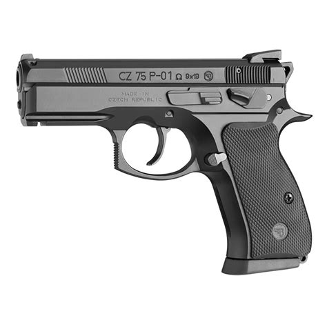 Cz Pistol 75 P 01 Omega Black Cal 9mm 15 Rds 114 Mm Alloy Frame